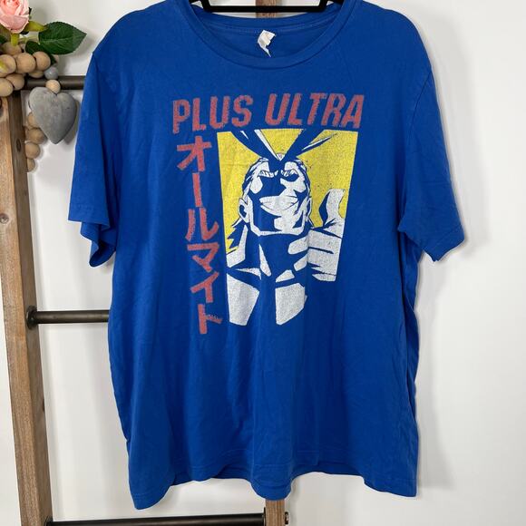 Plus Ultra Blue Short Sleeve Mens T Shirt Size XL - Picture 2 of 6